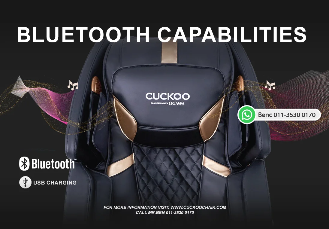 Cuckoo-Massage-Chair-Bluetooth-Capabilities